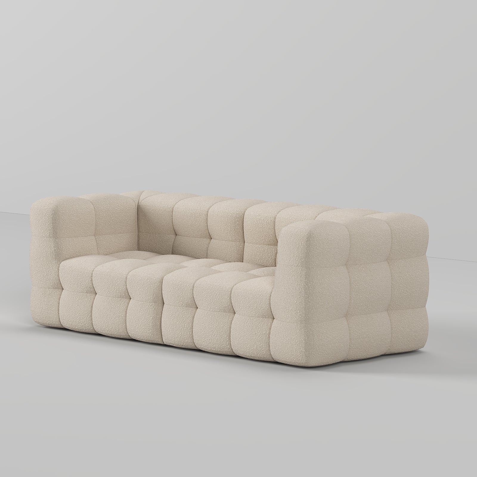 COCO Tufted Sofa 2S / Beige Boucle