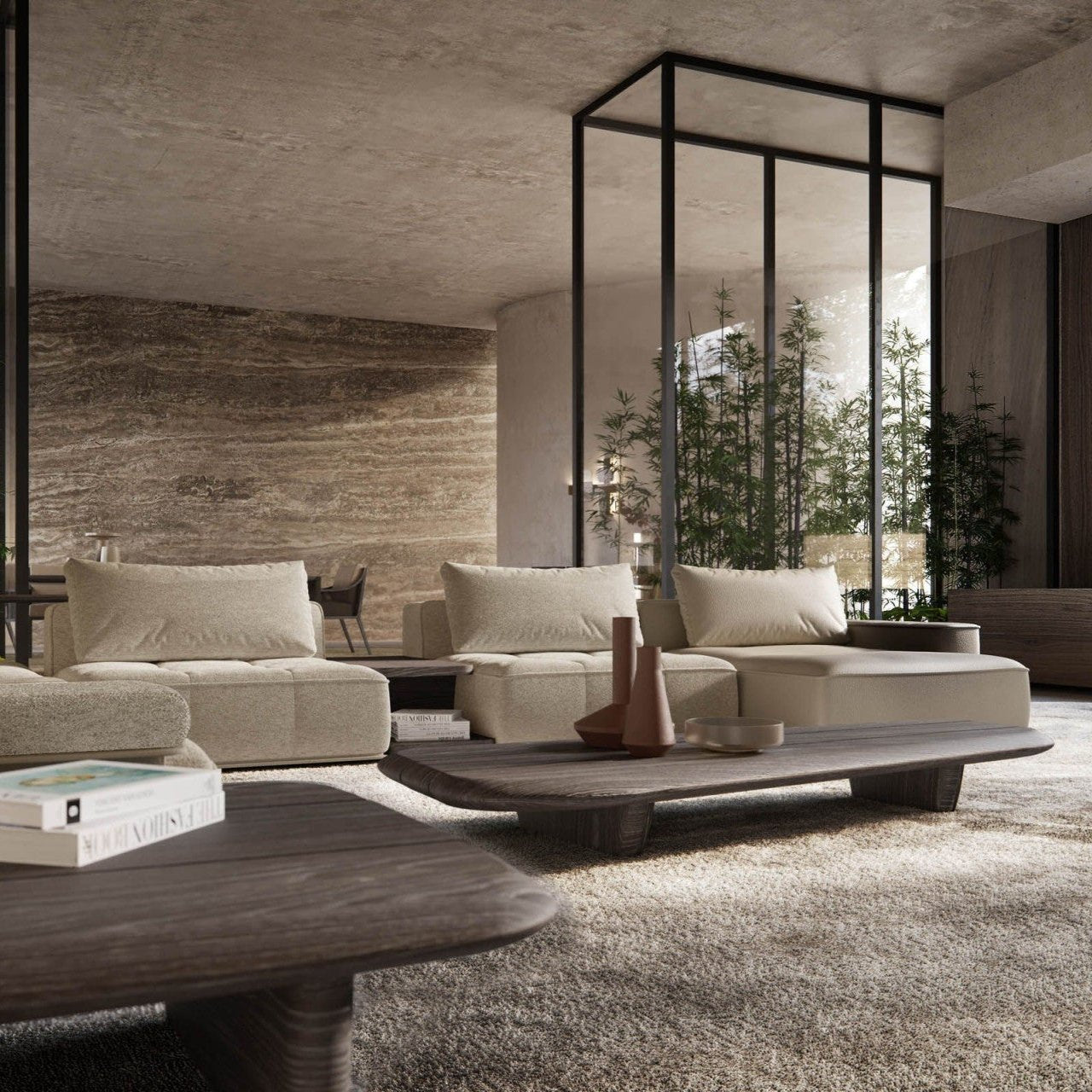 Avelis Linen Corner Sectional Sofa