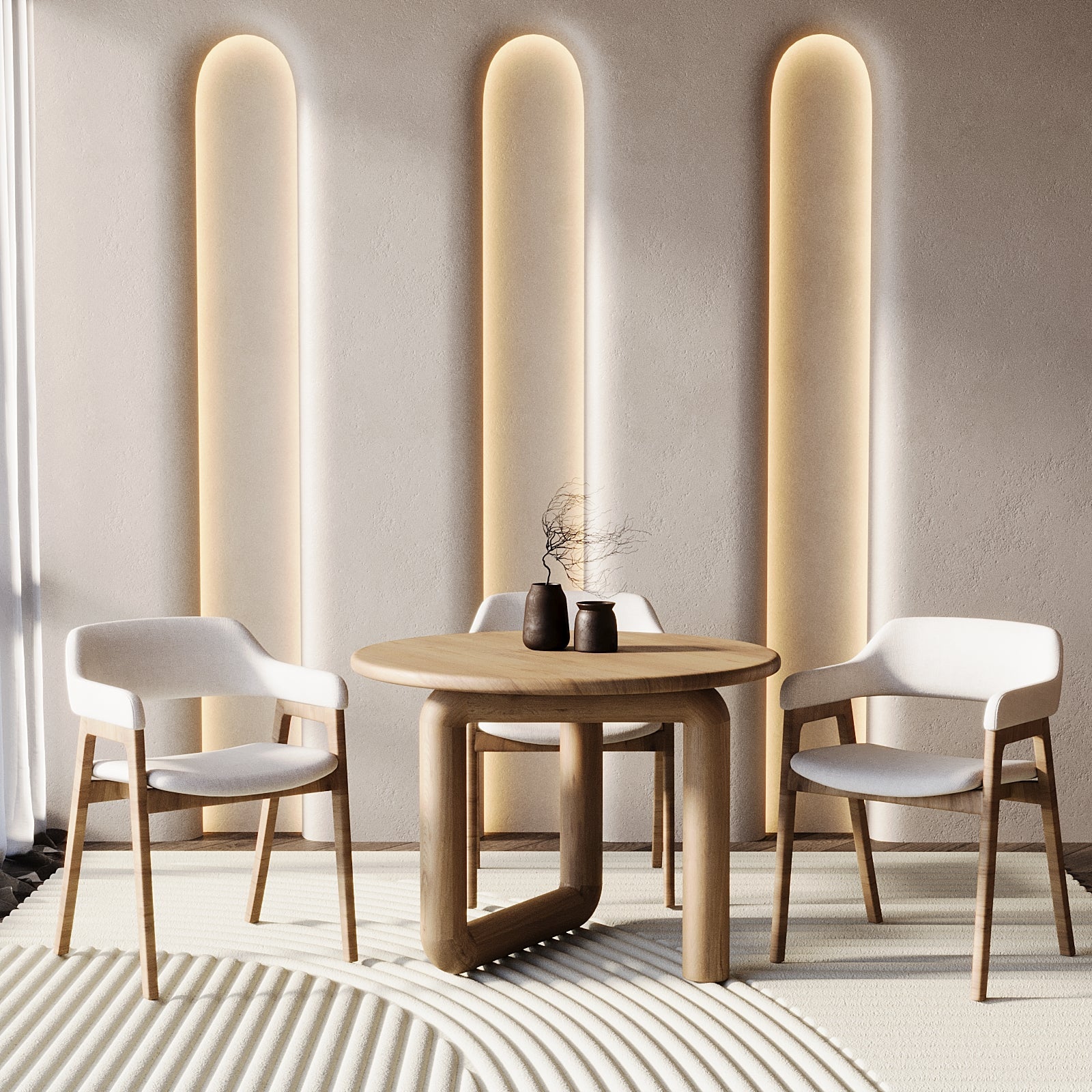 Zola Dining Table / 102 x 75 CM