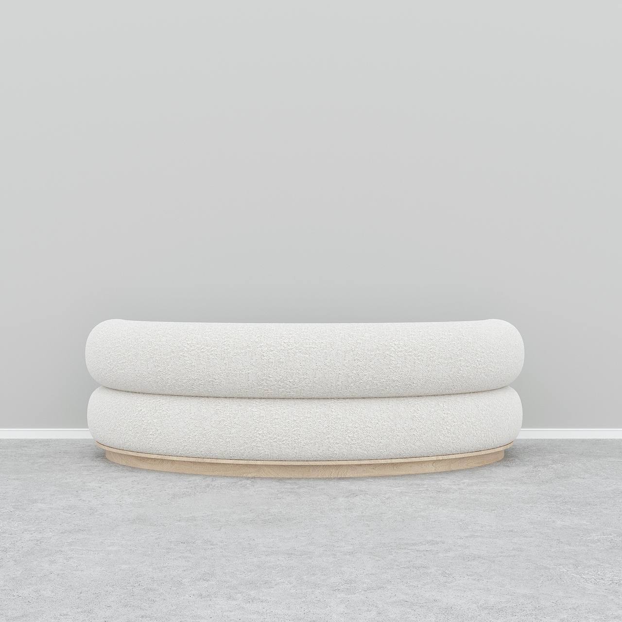 Dreamy Sofa 3S / White Boucle