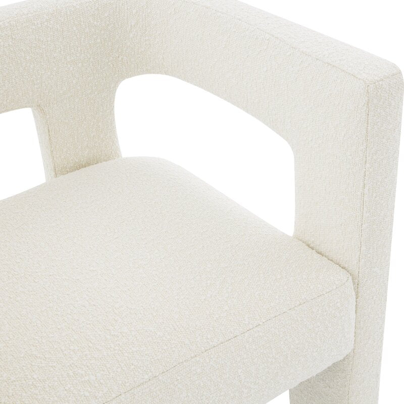 Ellery Skeleton Chair / Boucle & Velvet Upholstery