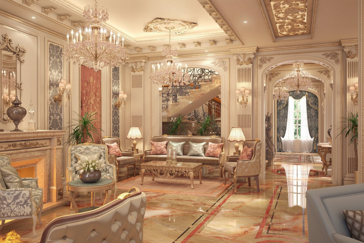 Project: Design, Furnishing &amp; Interior Decoration of a Luxury Villa – Egypt