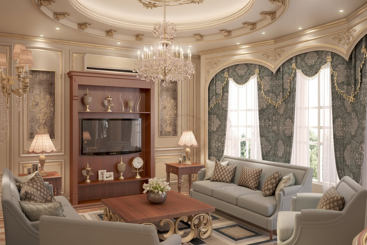 Project: Design, Furnishing &amp; Interior Decoration of a Luxury Villa – Egypt