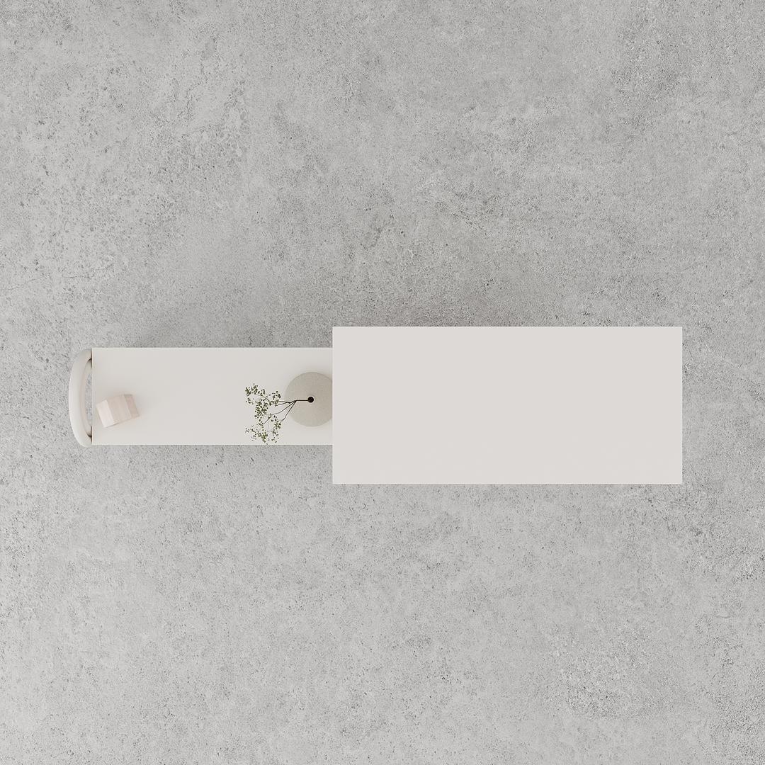 طاولة تزيين بتصميم أرنب / 225 × 45 سم
