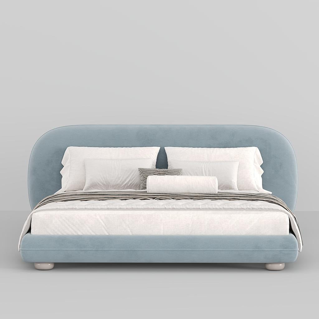 Fellow Bed / Baby Blue Suede
