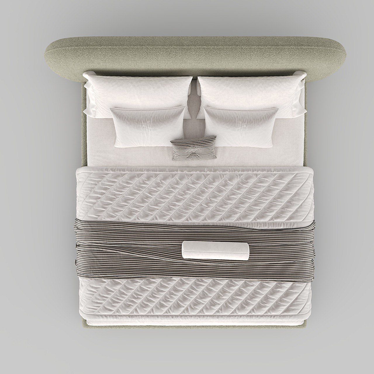 Fellow Bed / Lime Boucle