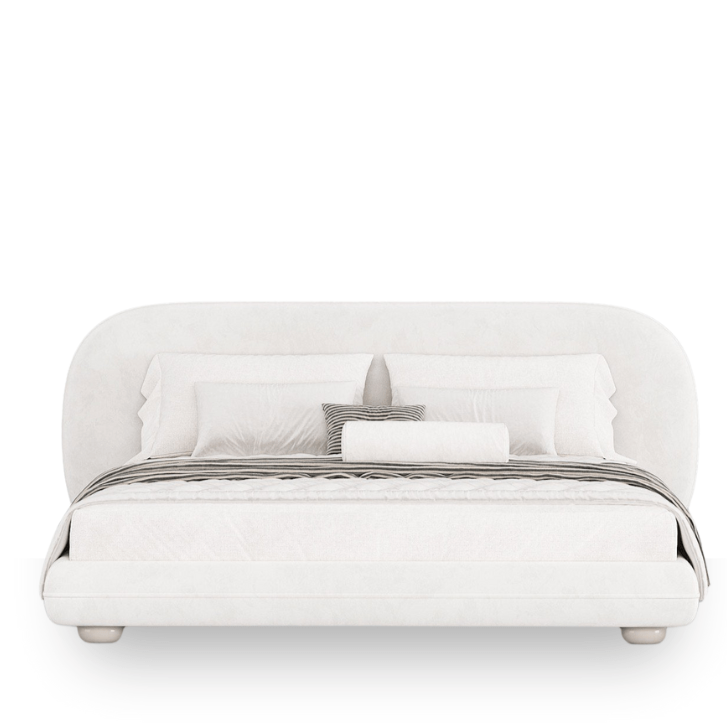 Fellow Bed / White Boucle