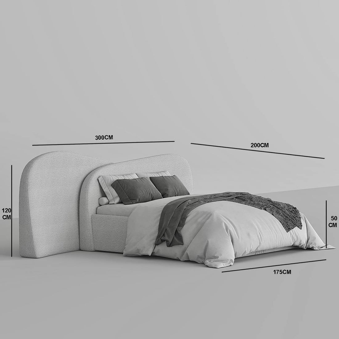 Fenno Bed / 300 x 200 CM