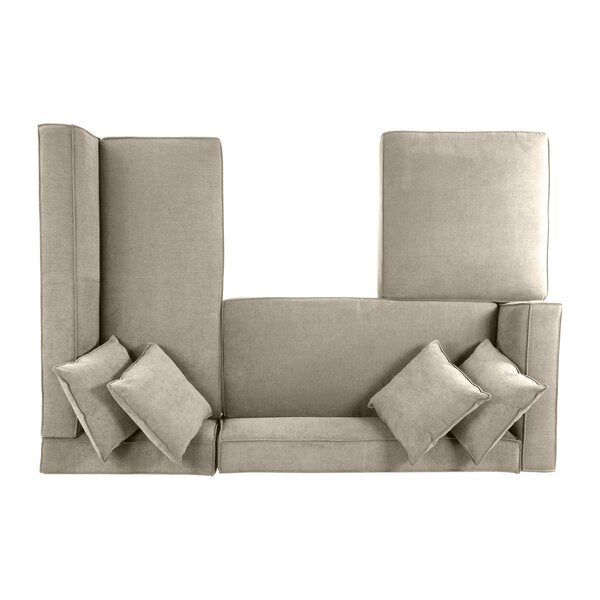 Gian V2 Modular Sectional / 251 W x 85 D CM Jade Upholstery