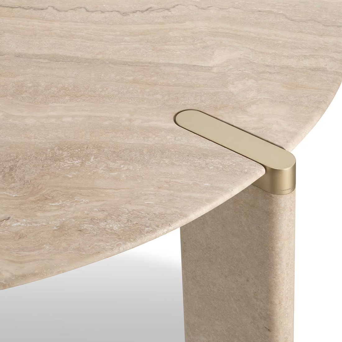 Elvara Beige Round Dining Table