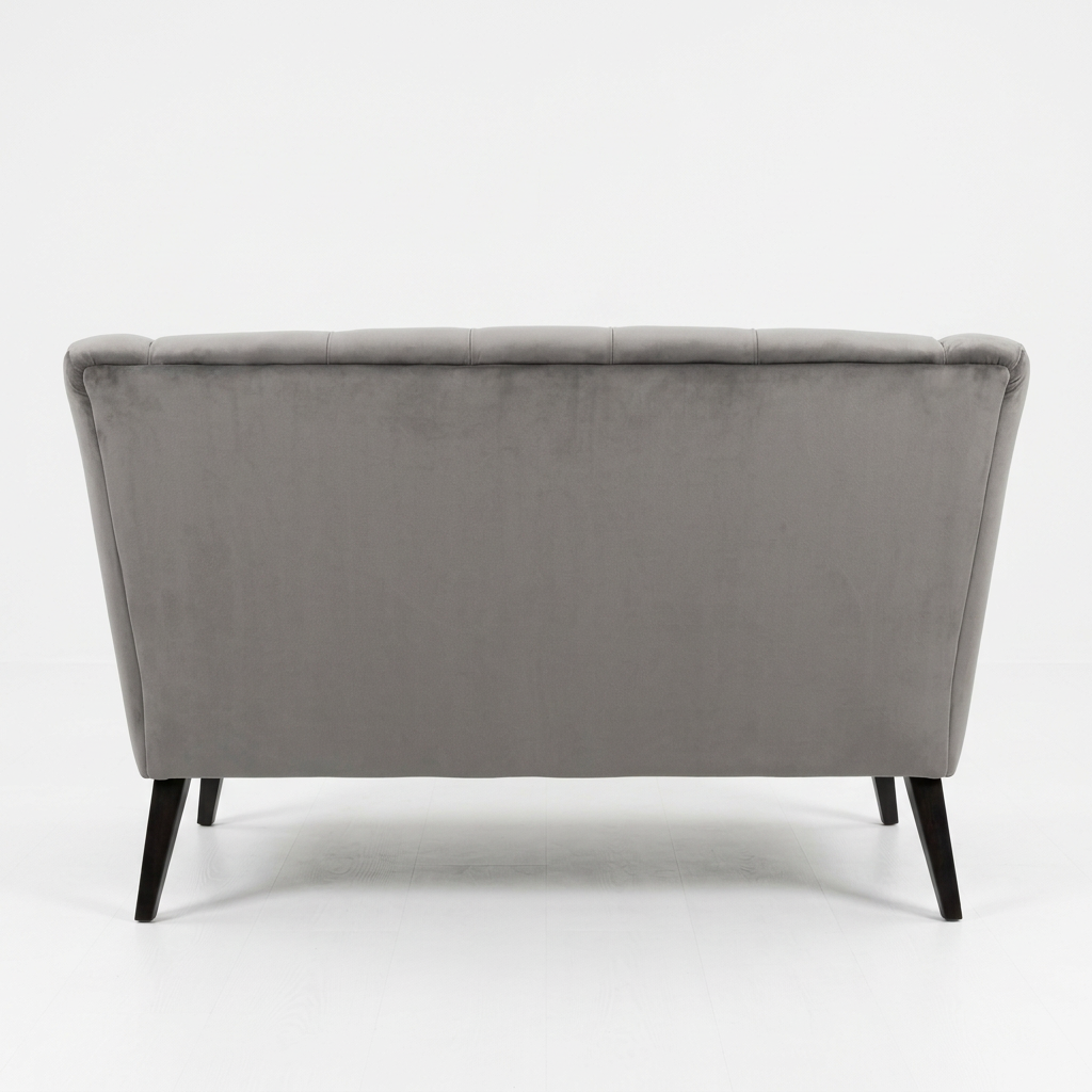 Corvelle armchair, reconstructed rear view on white