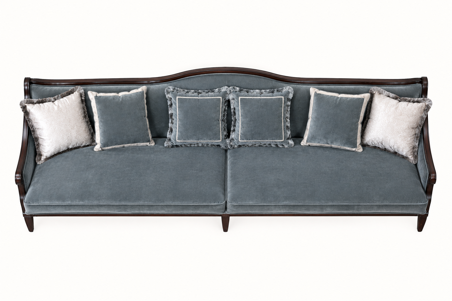 AI-created overhead view of Monaco Classic Sofa