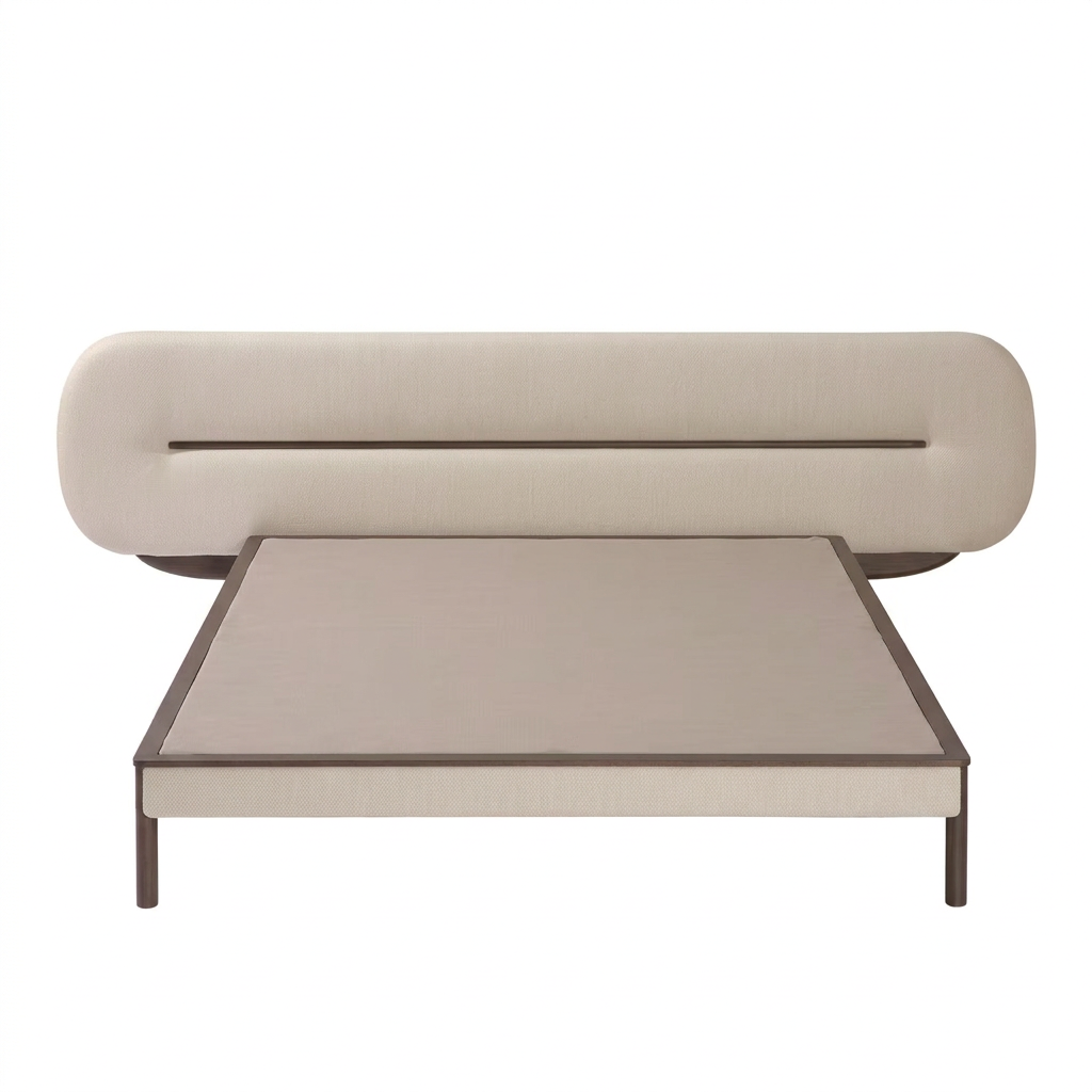 Liora bed front view on white background