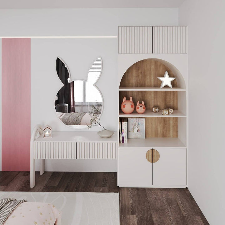 طاولة تزيين بتصميم أرنب / 225 × 45 سم