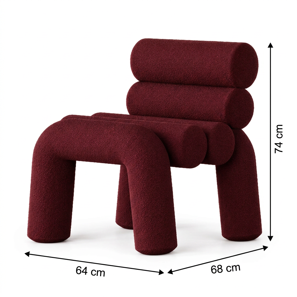 Rovelle chair dimensions width 64 cm depth 68 cm height 74 cm