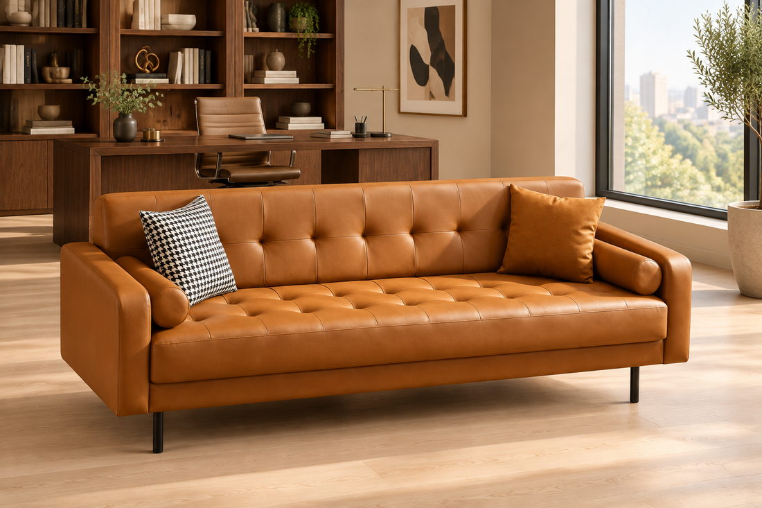 Corven sofa in a modern home office