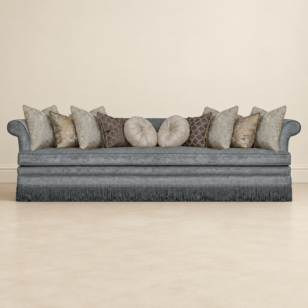 Celestine Classic Sofa on a warm ivory studio background