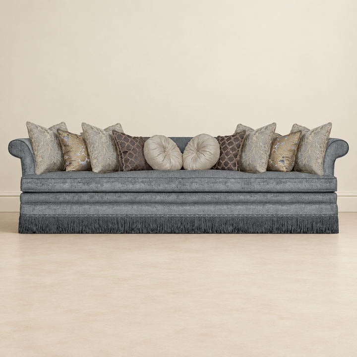 Celestine Classic Sofa on a warm ivory studio background