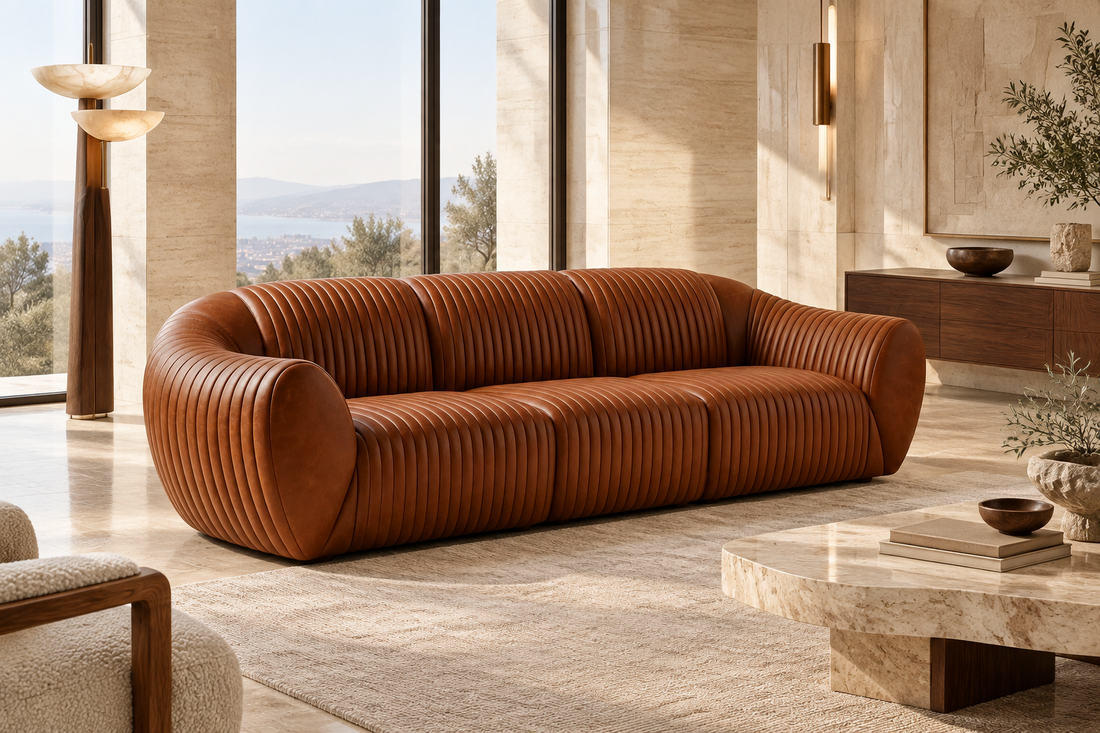 Rivo sofa in a luxury modern living room