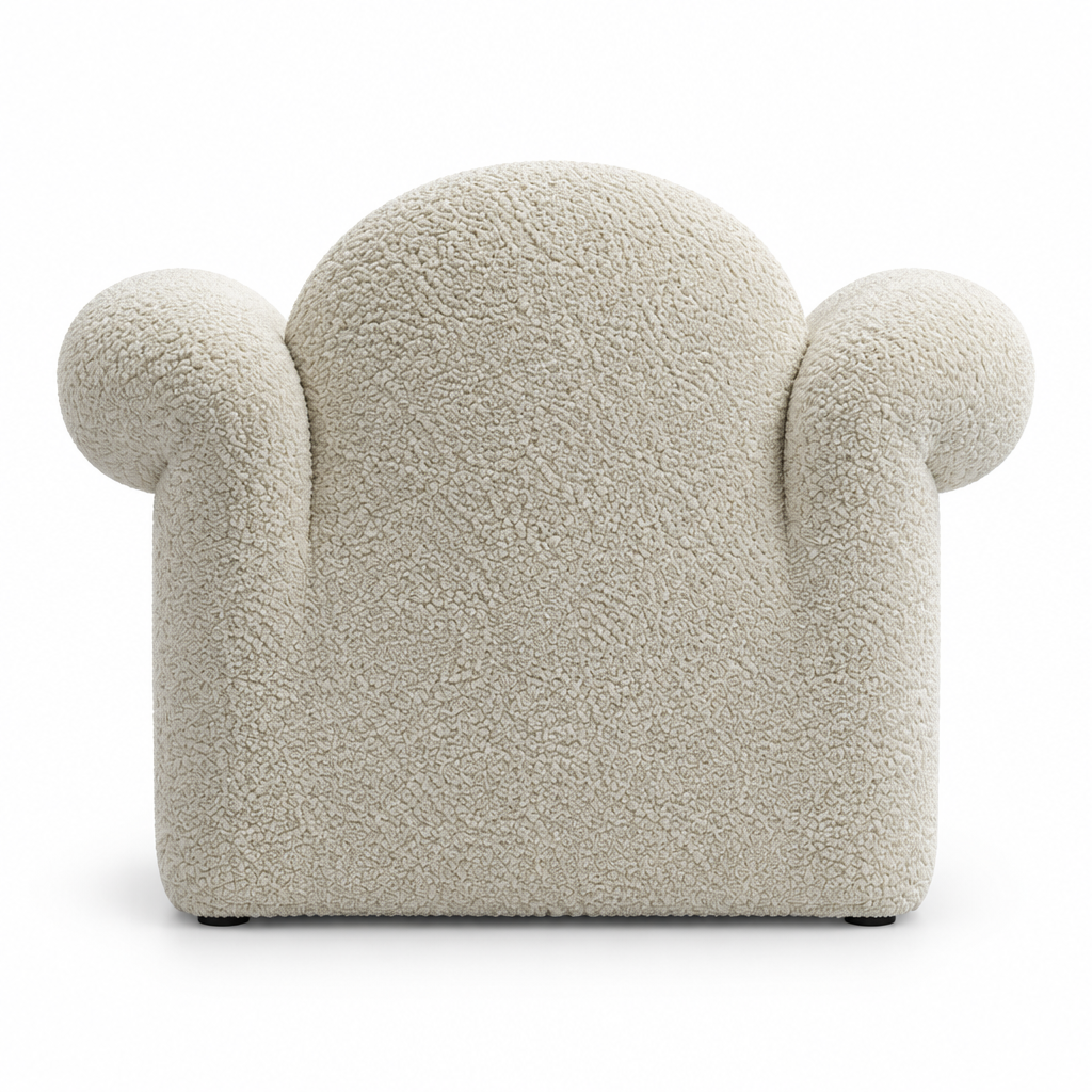 Winter Arm Chair back view on white