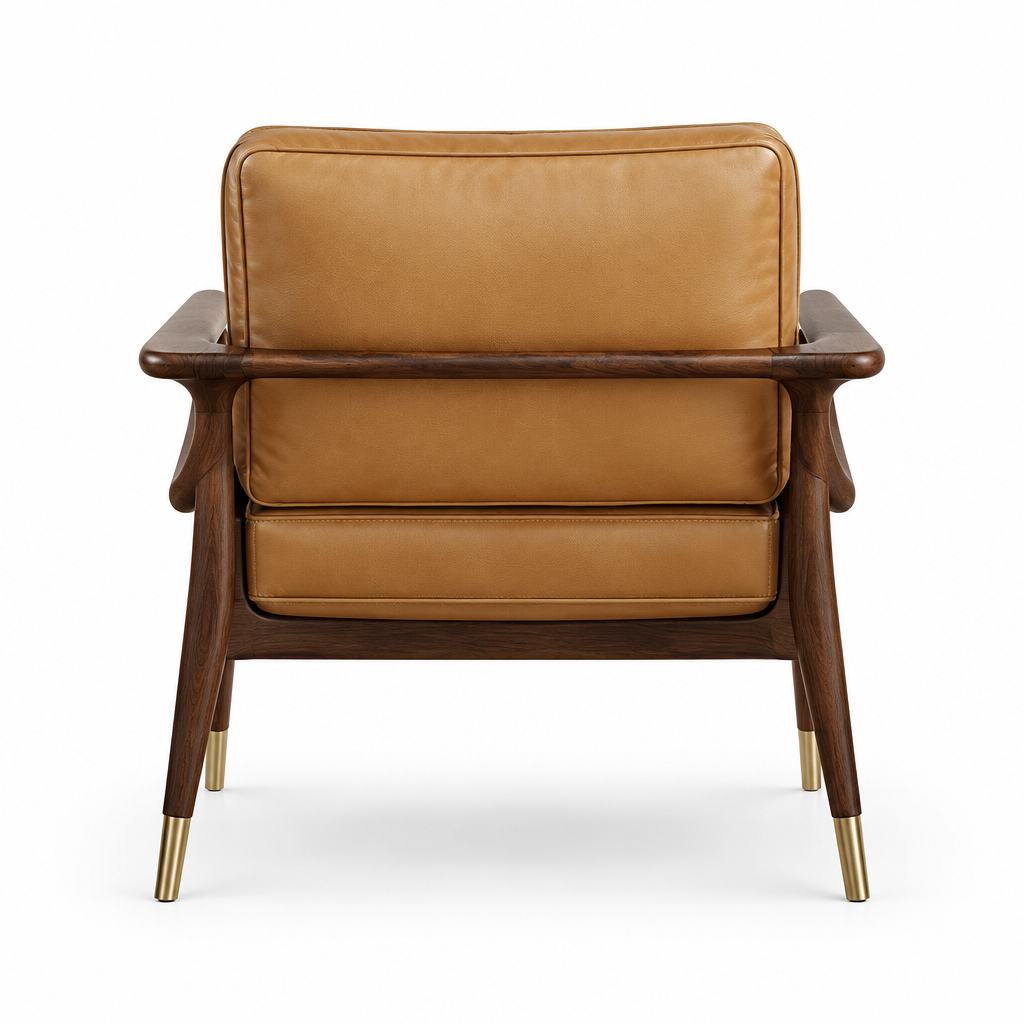Valley View Arm Chair back view on white