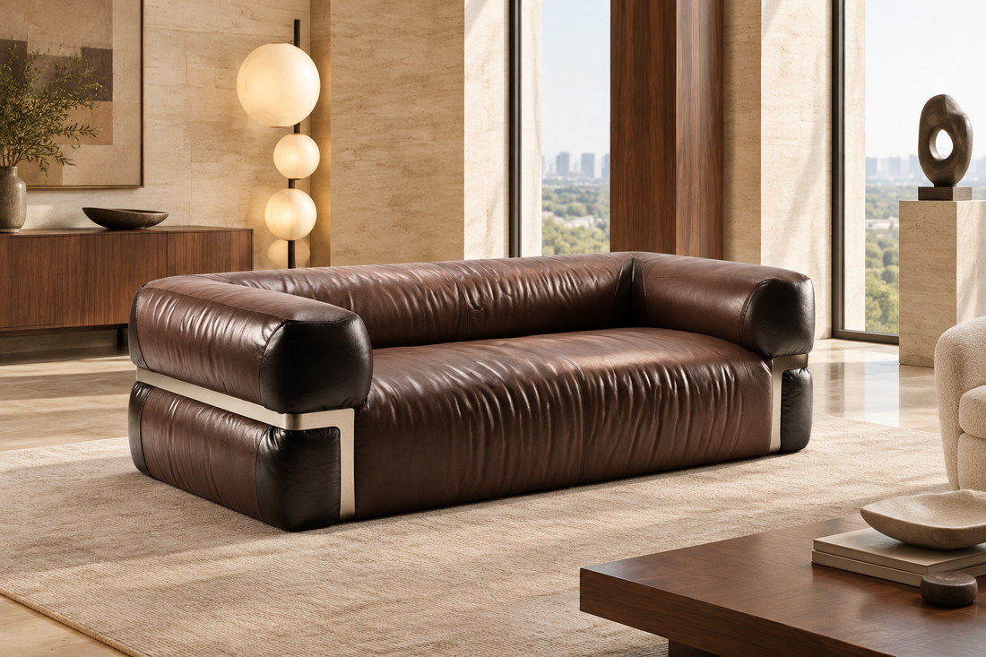 Doren sofa in a luxury modern living room