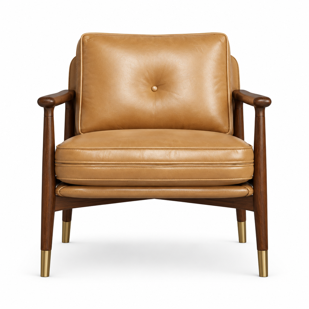 Valley View Arm Chair front view on white