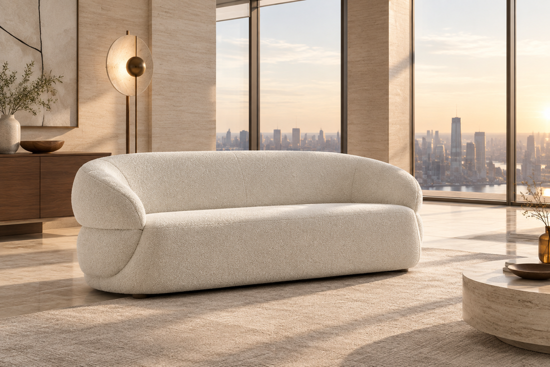 Sorel sofa in a luxury modern living room