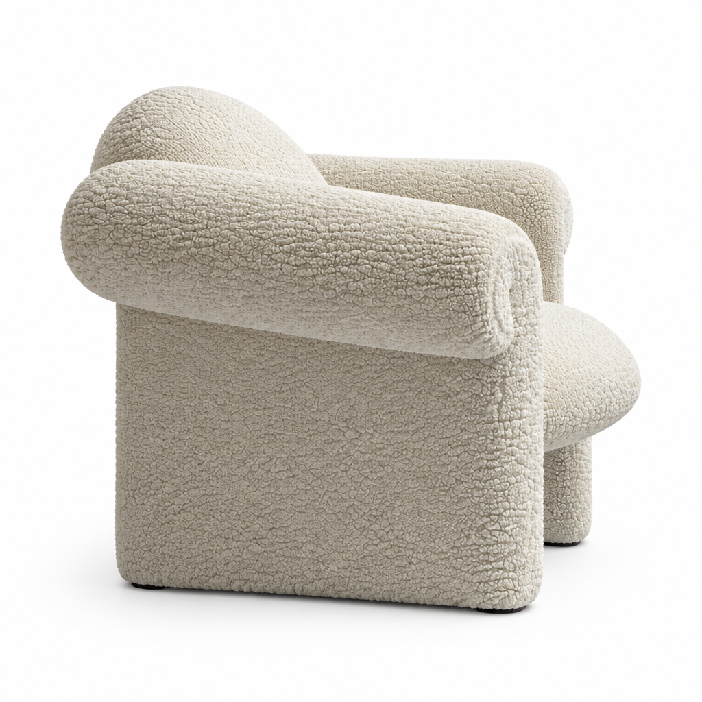 Winter Arm Chair side profile on white