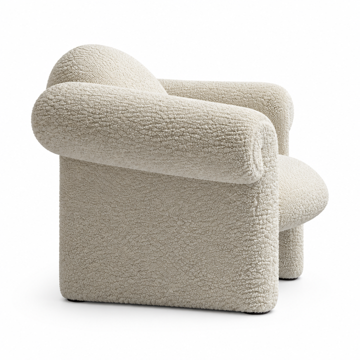 Winter Arm Chair side profile on white
