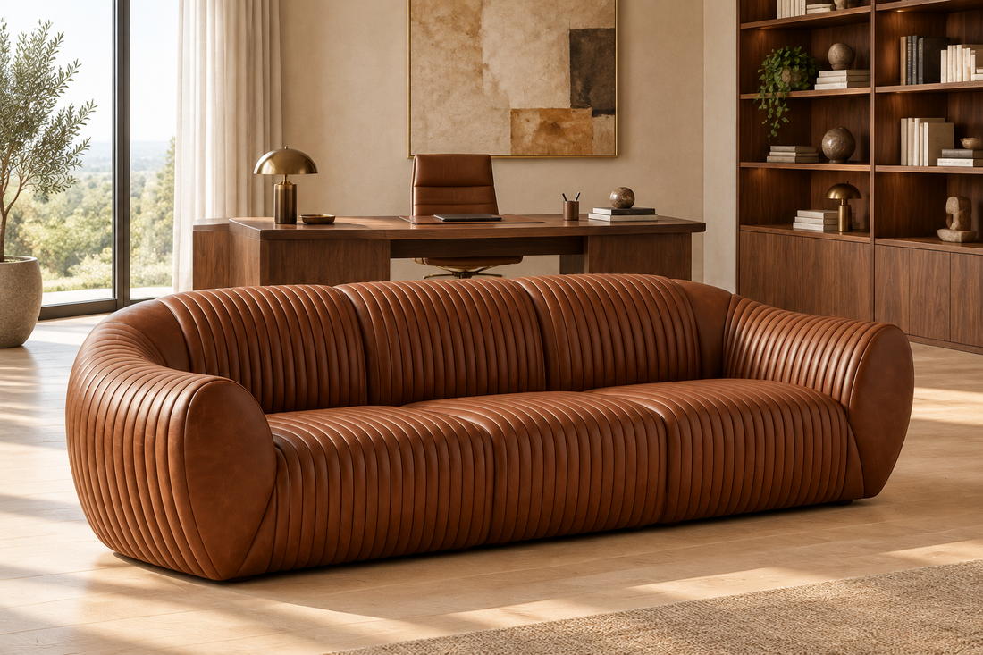 Rivo sofa in a modern home office