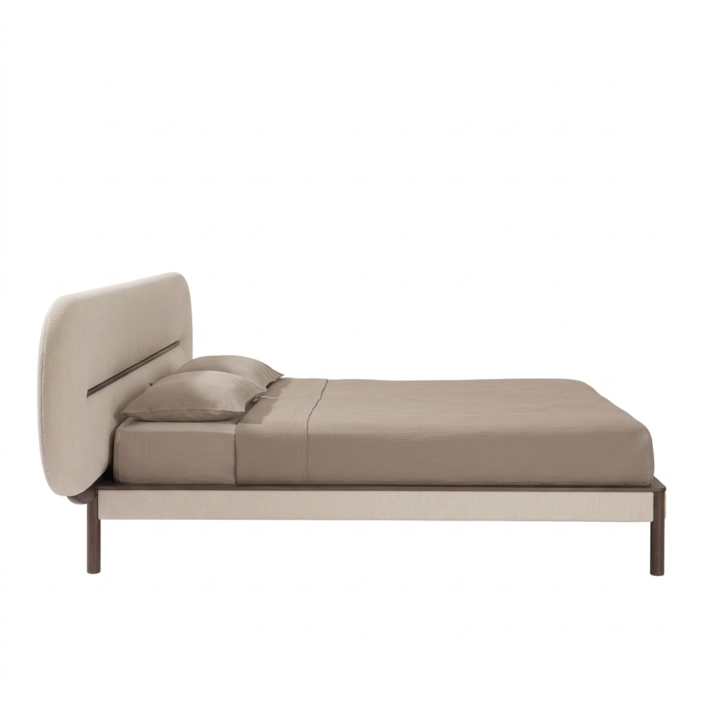 Liora bed side view on white background