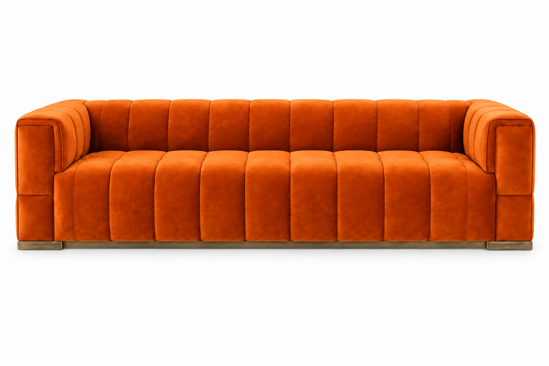 Elara Suede Sofa