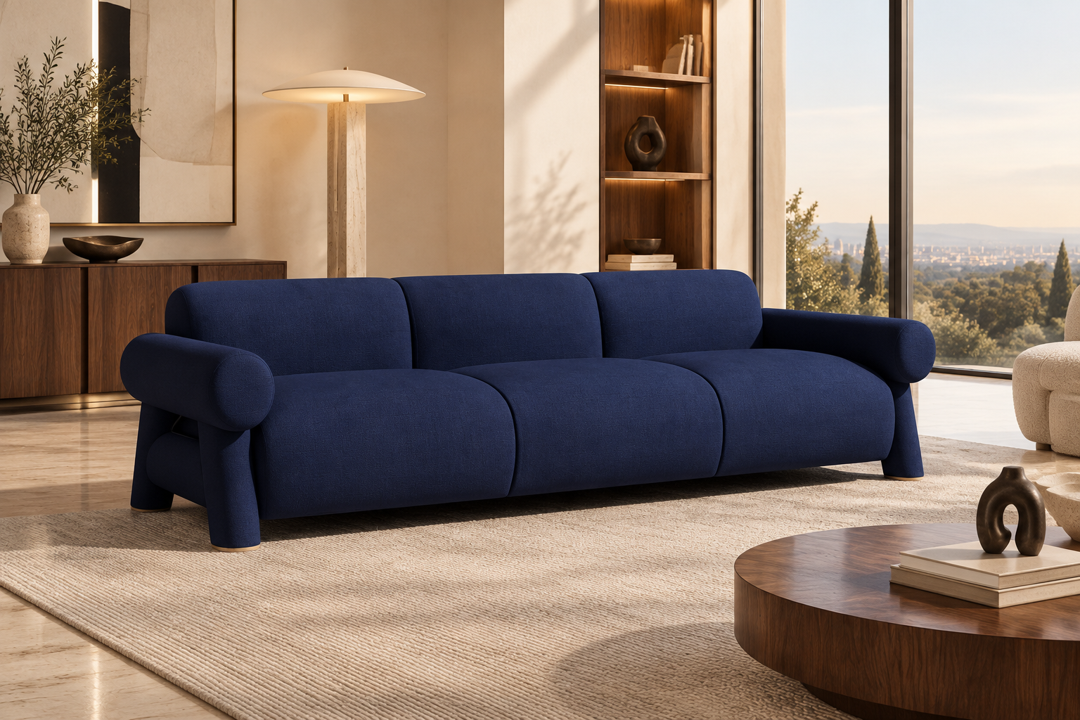 Navo sofa in a luxury modern living room