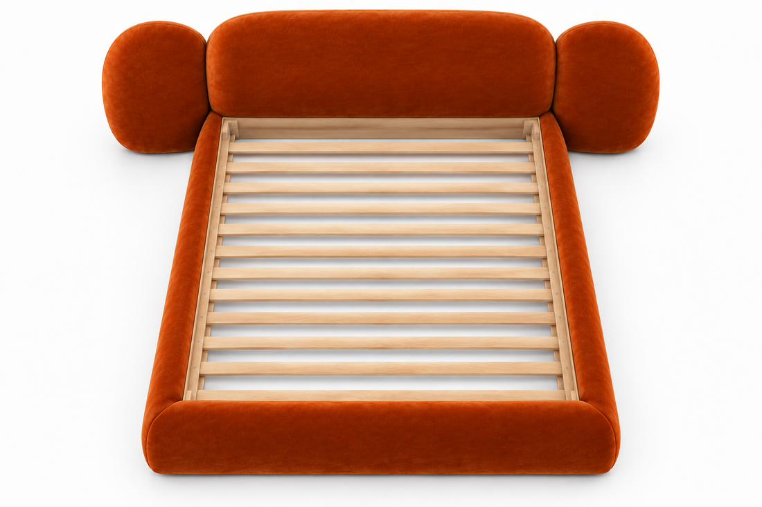 Orin Sculptural Upholstered Bed