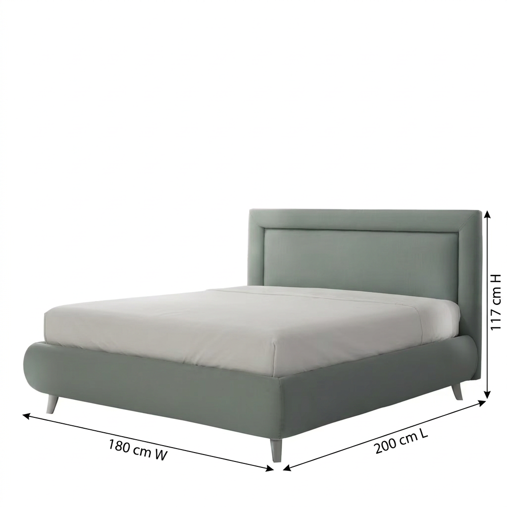 Sylva corrected dimensions 180 W by 200 L by 117 H cm