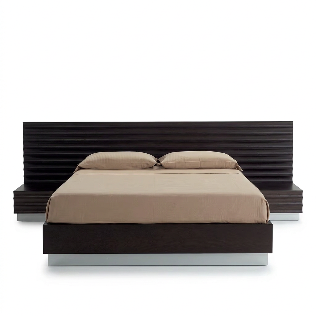 Jaco bed, straight-on front view on a white background
