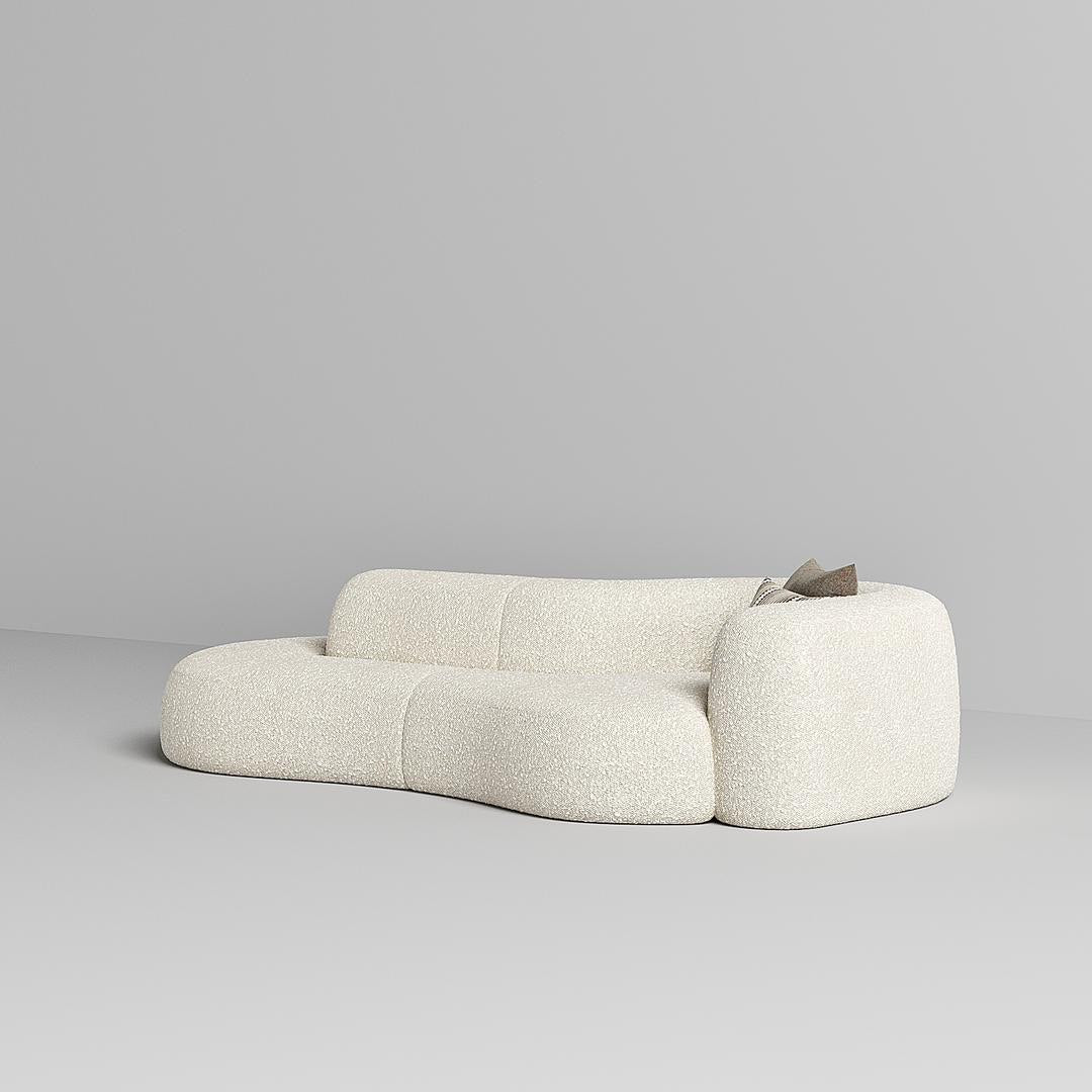 Java Sofa / Off-White Boucle