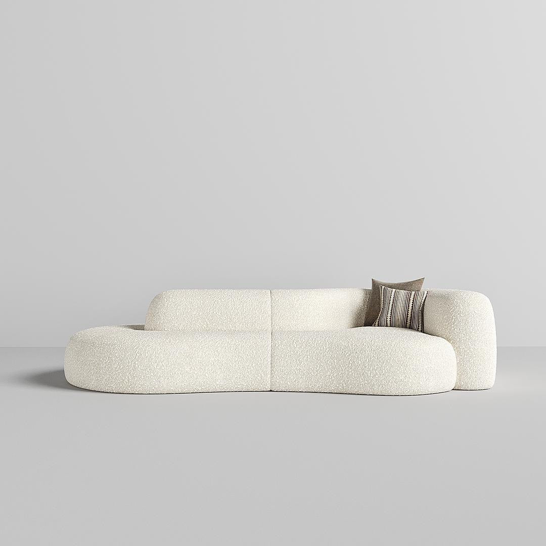 Java Sofa / Off-White Boucle