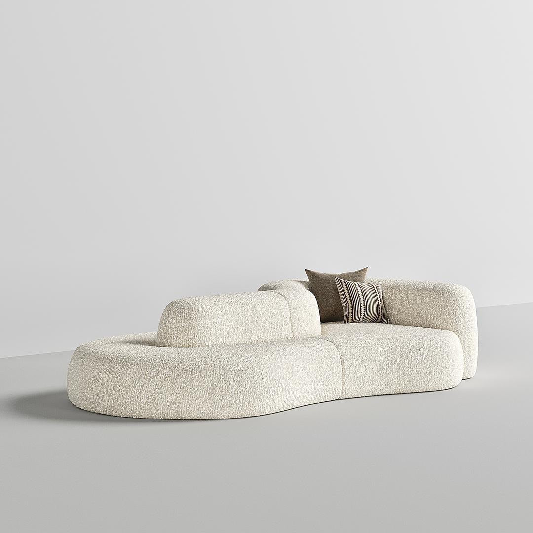 Java Sofa / Off-White Boucle