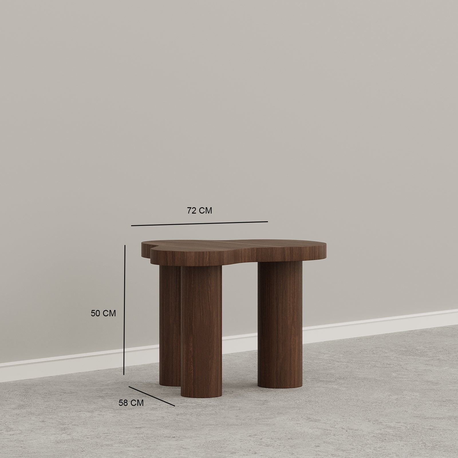 Nova Side Table / 72 x 58 CM