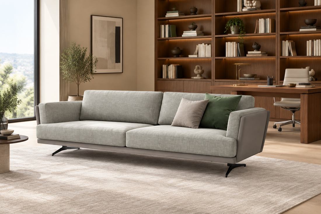 Lior sofa in a modern home office