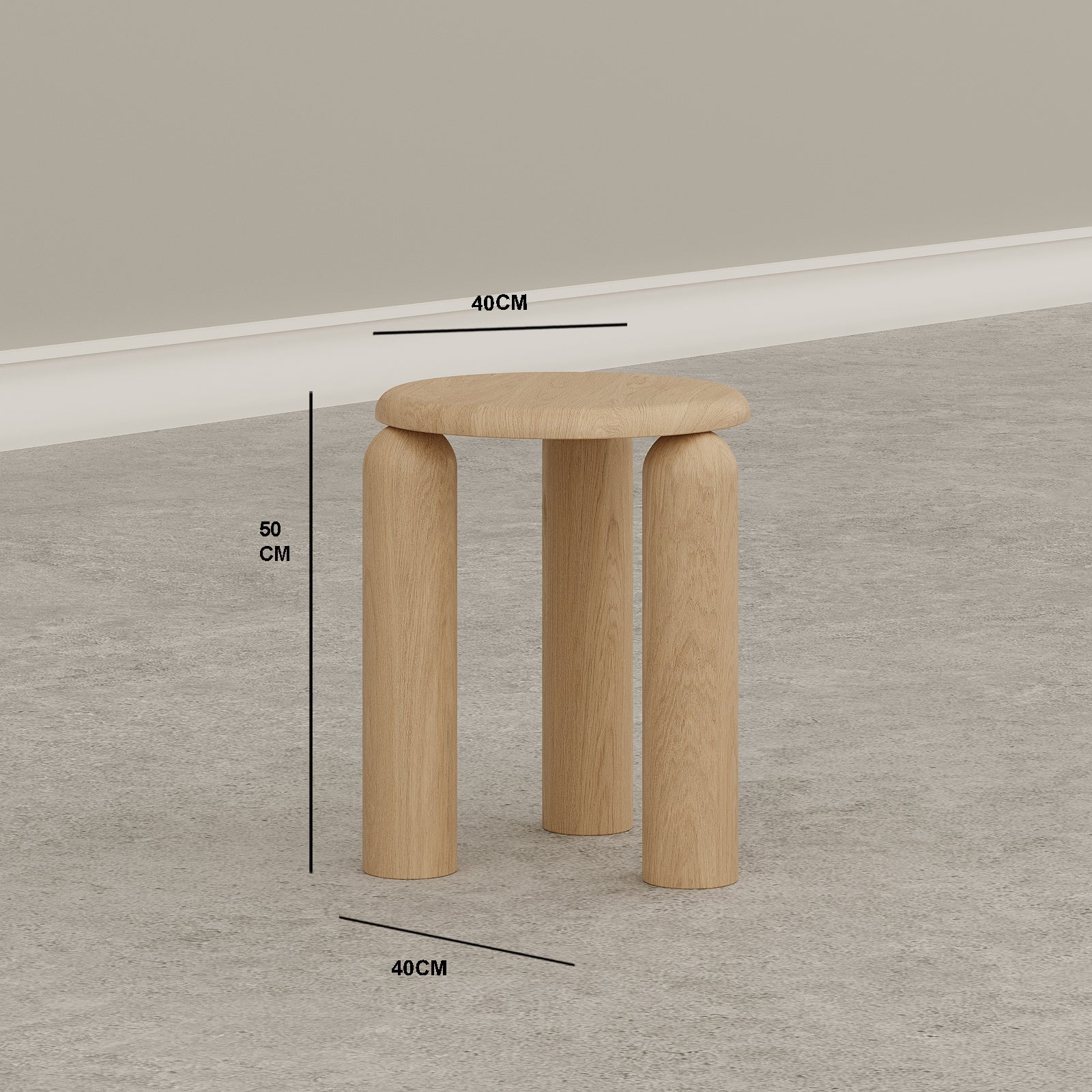 Rohan Side Table / 40 x 50 CM