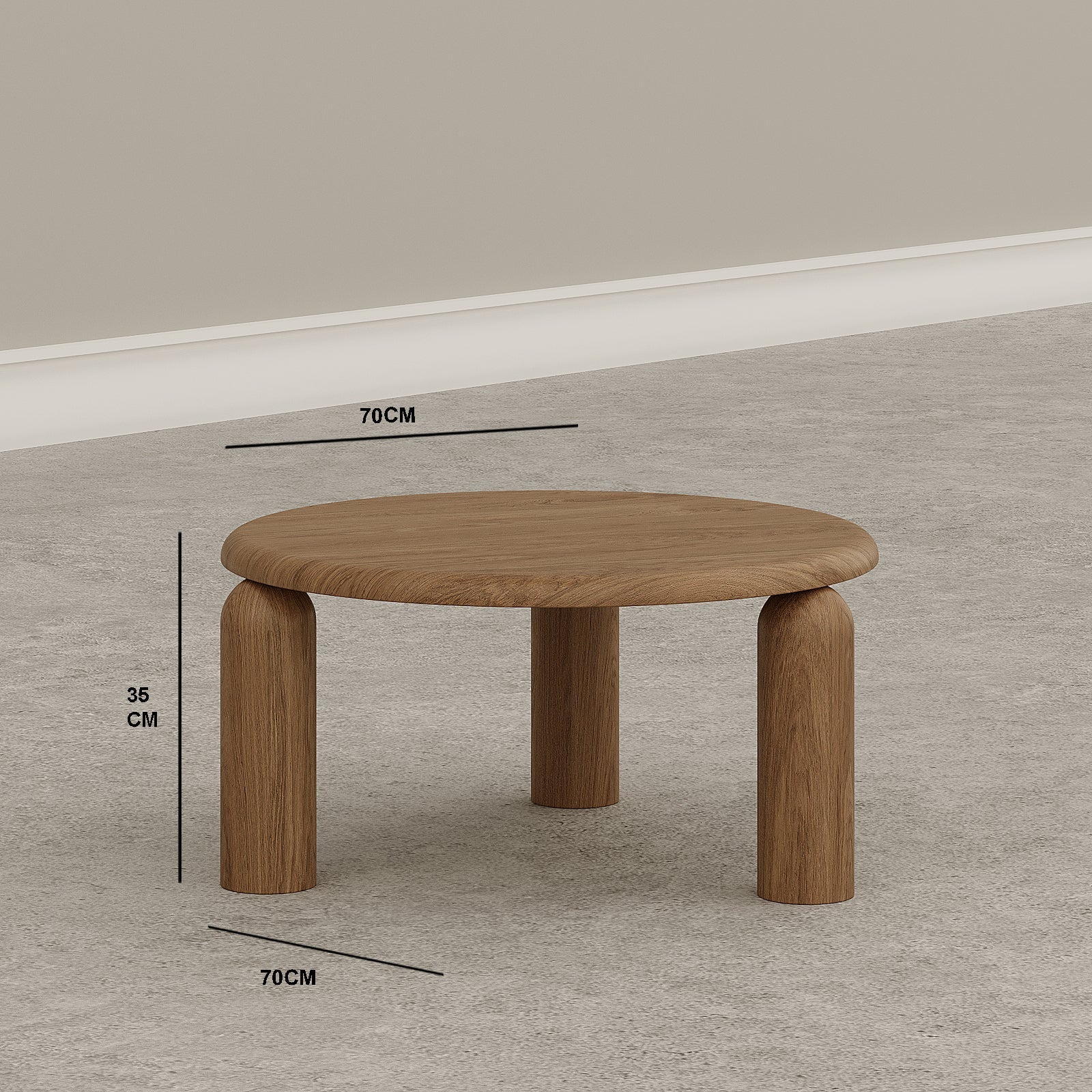 Rohan Coffee Table / 70 x 35 CM