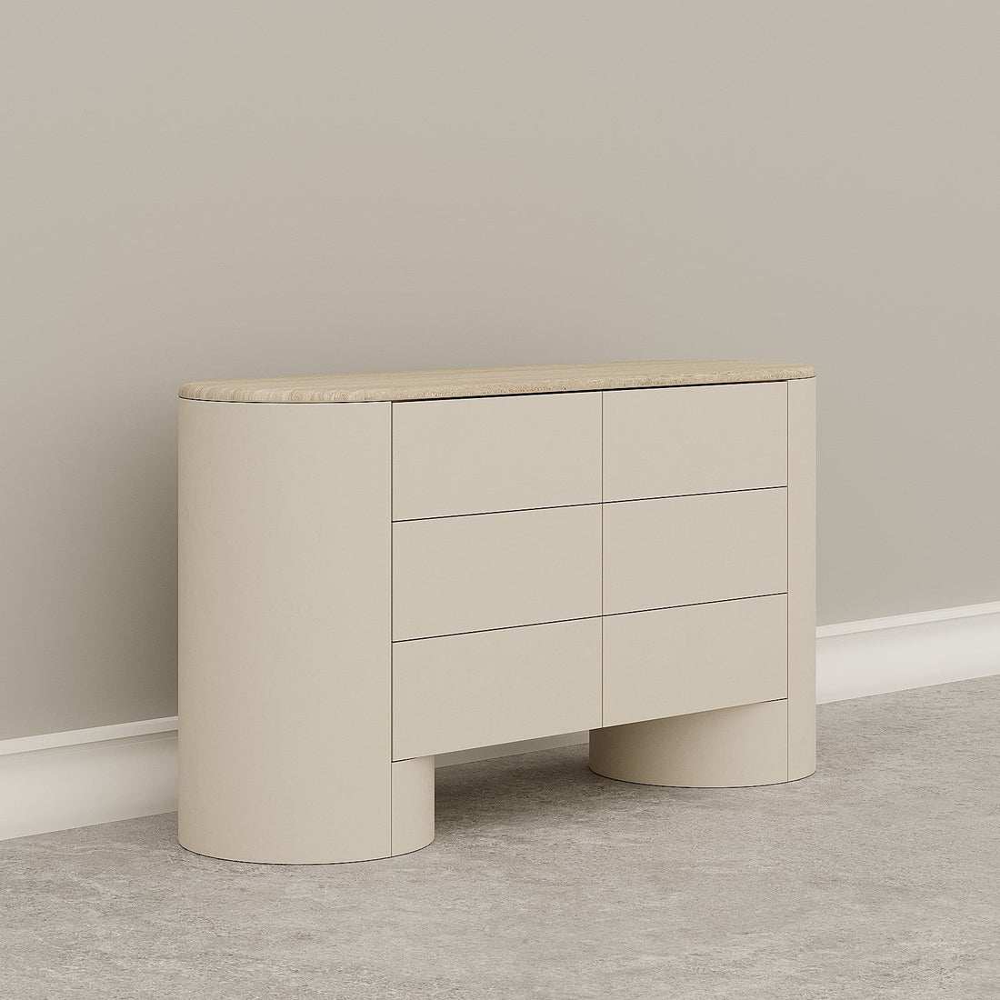 Zelda Dresser / Travertine Top