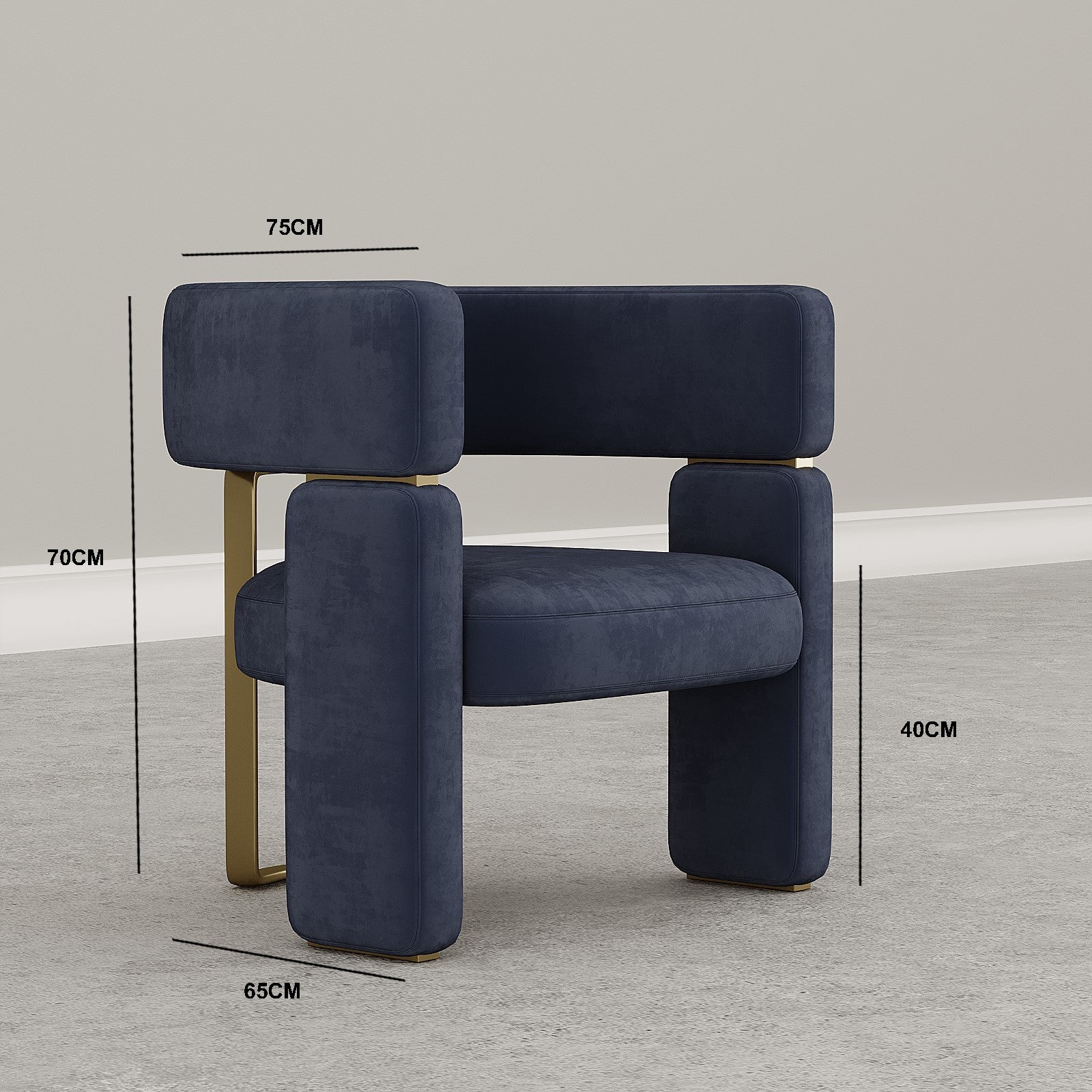 كرسي الطعام ويلما / 75 × 65 سم