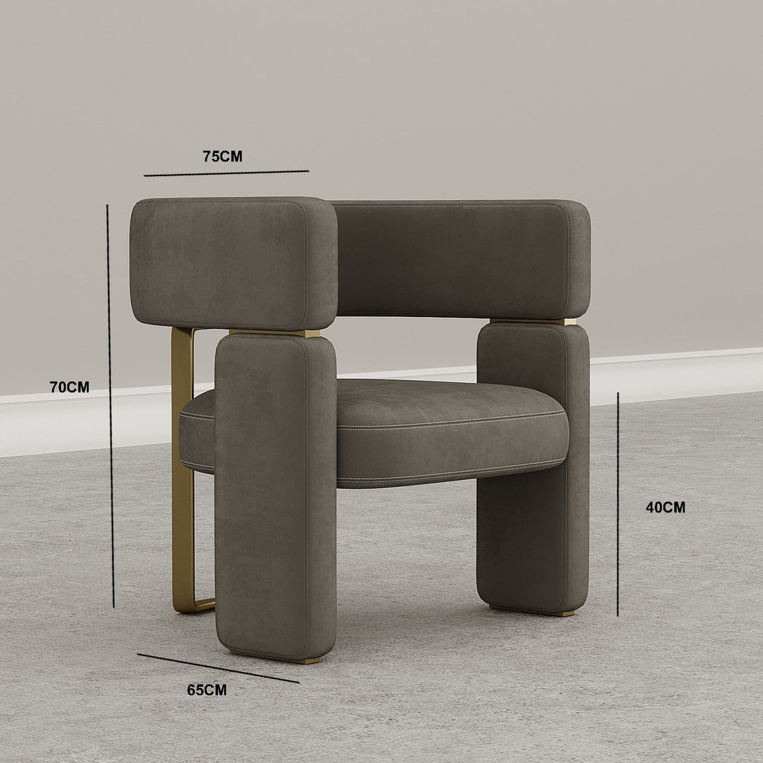 كرسي الطعام ويلما / 75 × 65 سم