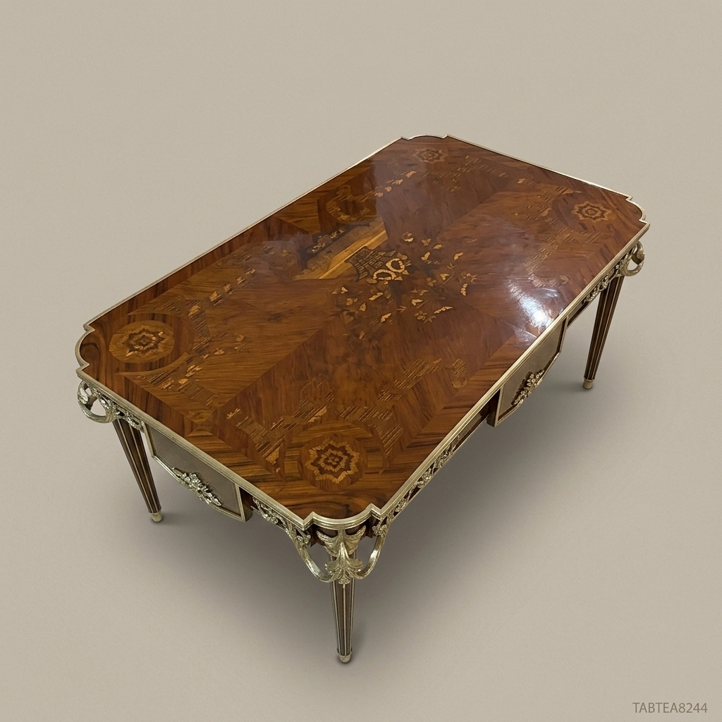 Virelle Floral Marquetry Table