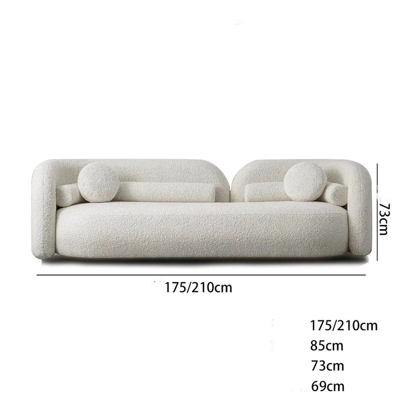 Luca 2S. Sofa / Boucle Upholstery