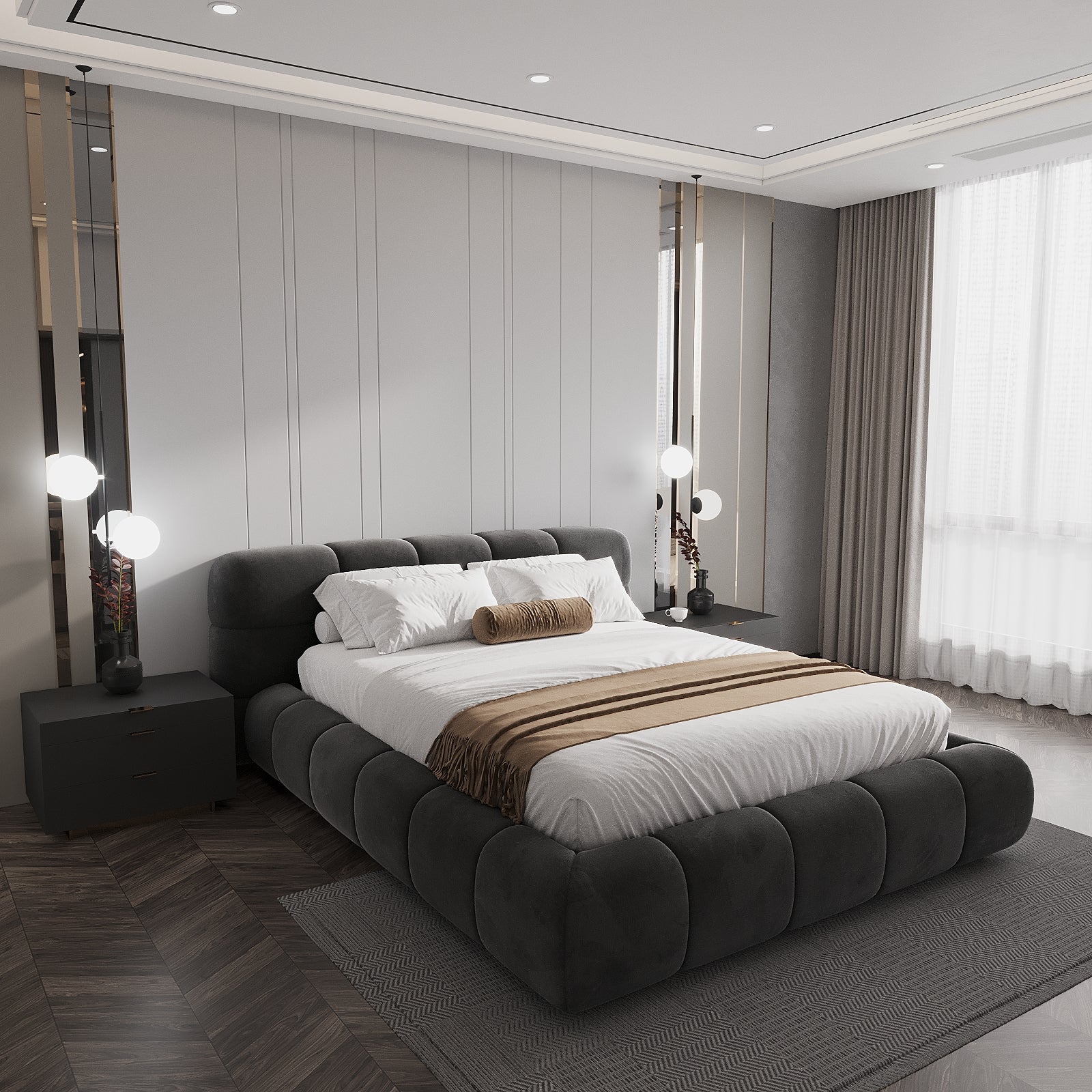 Lumi Bed / مخمل تنجيد